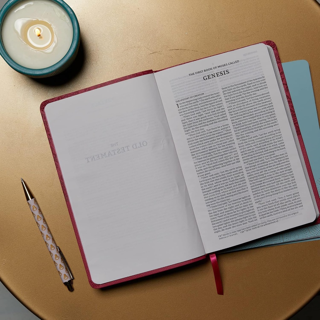 NKJV Value Thinline Bible Standard Print Pink I/L