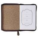 Journal Man of God Honey Brown/Espresso Classic Zip