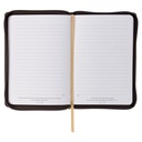 Journal Man of God Honey Brown/Espresso Classic Zip