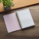 Journal Love The Lord Teal Floral Wirebound