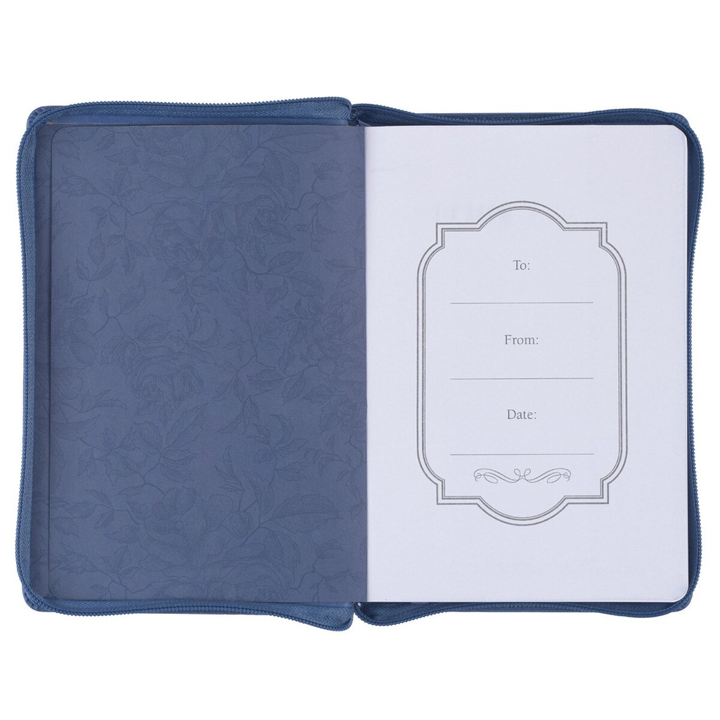 Journal Lord Will Guide You Purple Zip