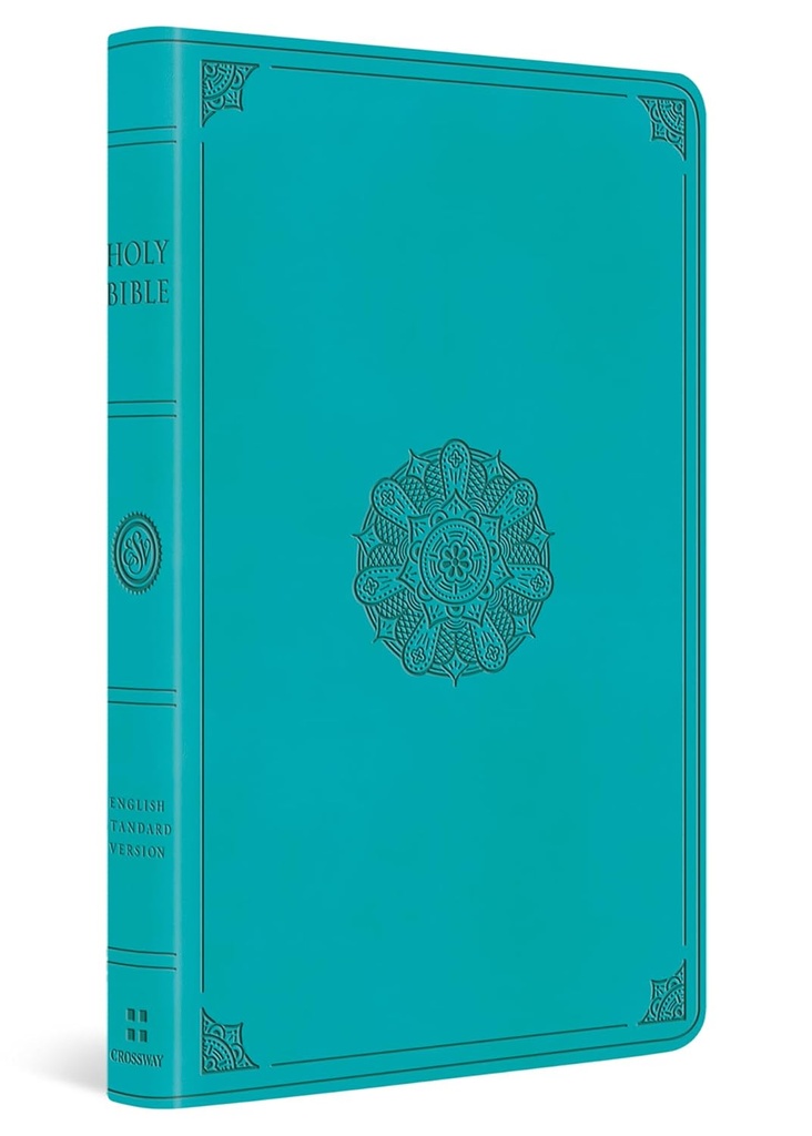 ESV Large Print Value Thinline Bible Turquoise I/L