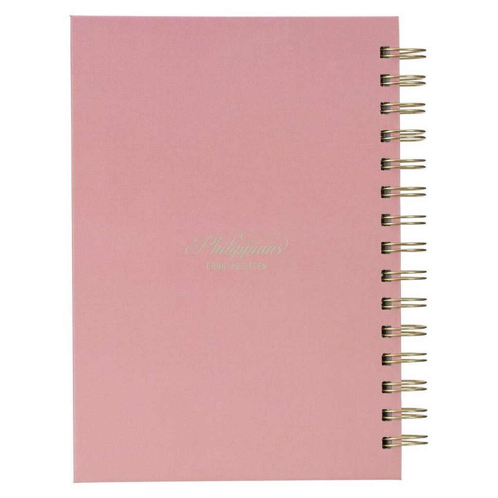 Journal Large I Can Do Everything Pink Wirebound