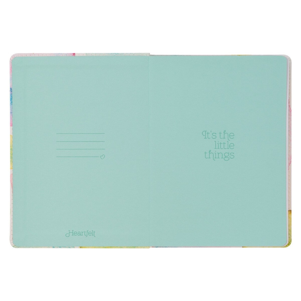 Journal It's The Little Things Faux Leather