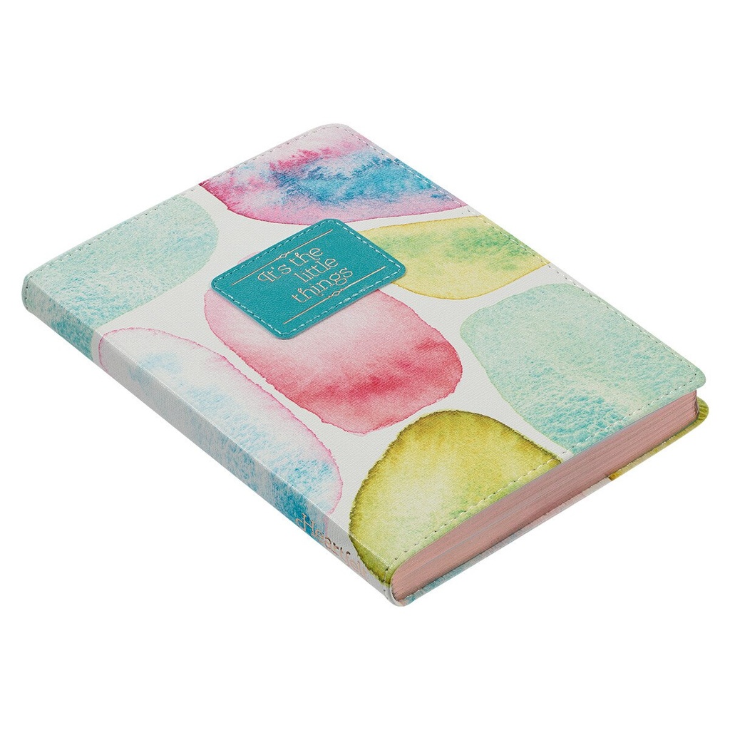 Journal It's The Little Things Faux Leather