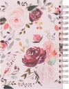 Journal I Know The Plans Pink Flowers Wirebound
