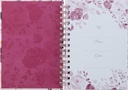Journal I Know The Plans Pink Flowers Wirebound