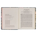 KJV Notetaking Large Print Love The Lord Teal Floral (01/25)