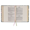 KJV Notetaking Large Print Love The Lord Teal Floral (01/25)