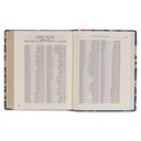KJV Notetaking Large Print Love The Lord Teal Floral (01/25)