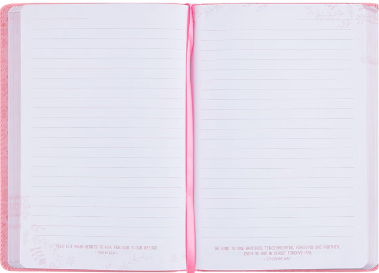 Journal Plans Prosper Future Pale Pink Luxleather