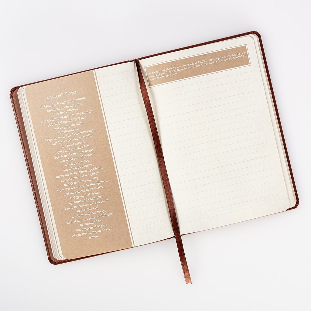 Journal Prayer Luxleather Brown