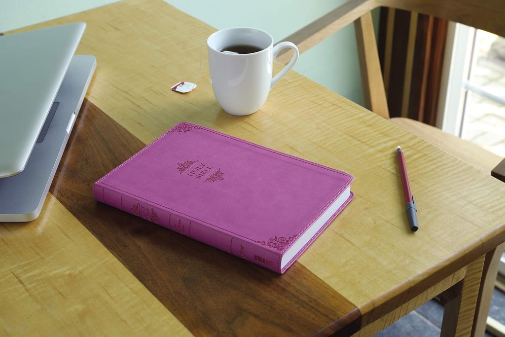 NIV Value Thinline Bible Large Print Pink I/L