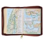 KJV Compact Bible Large Print Burgundy Zip