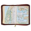 KJV Compact Bible Large Print Burgundy Zip