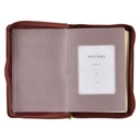 KJV Compact Bible Large Print Burgundy Zip