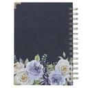 Journal Strength & Dignity Black/White Flowers