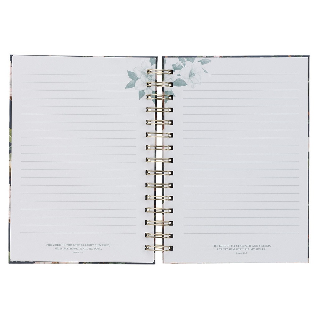 Journal Strength & Dignity Blue Floral Prov 31:25