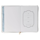 Journal Strength & Dignity Blue Floral Zip