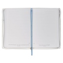 Journal Strength & Dignity Blue Floral Zip
