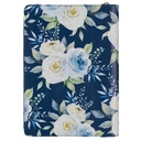 Journal Strength & Dignity Classic Blue Rose Zip