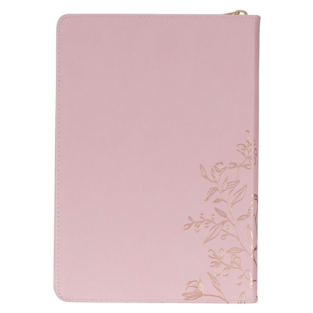 Journal Strength & Dignity Pink Faux Leather Classic 