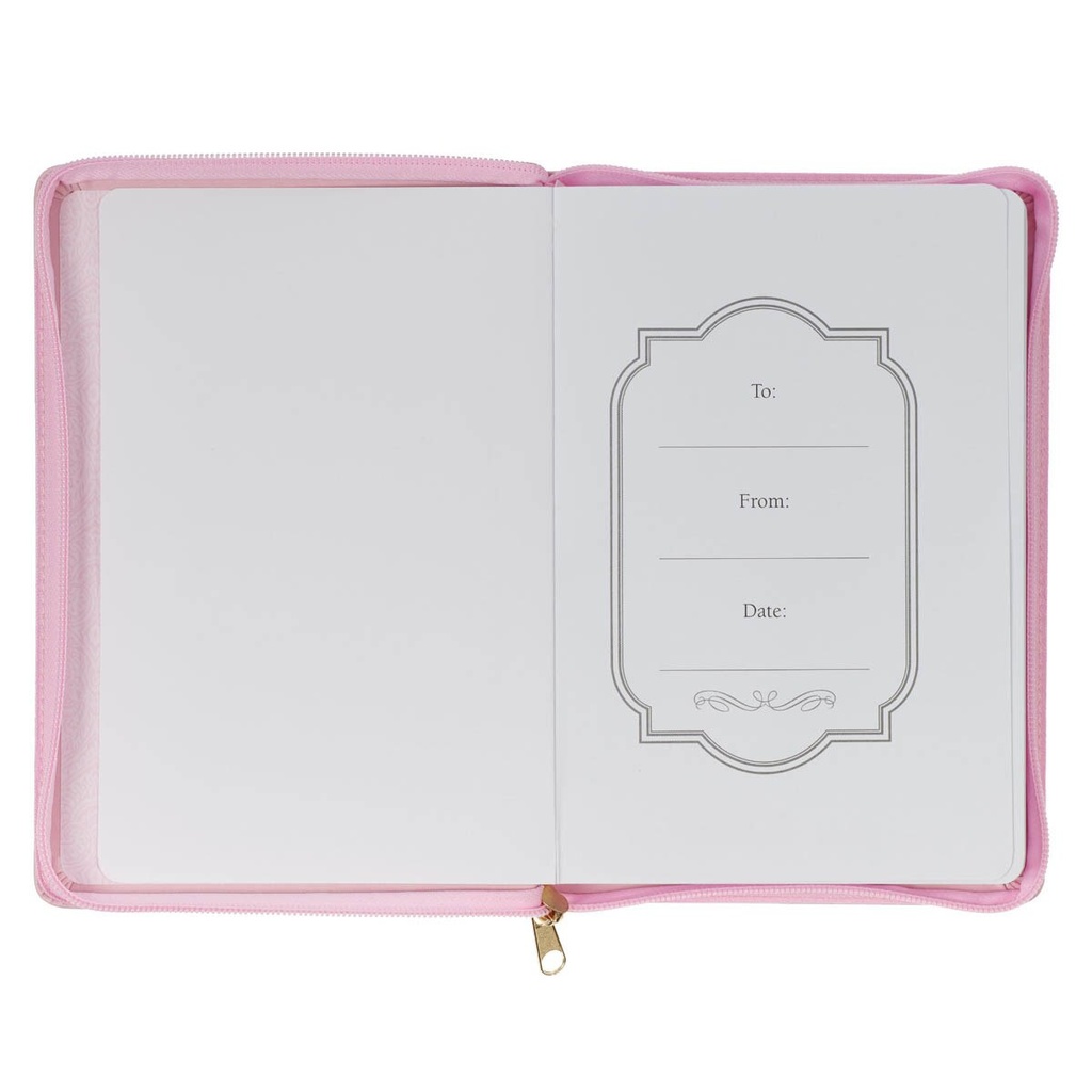 Journal Strength & Dignity Pink Faux Leather Classic 