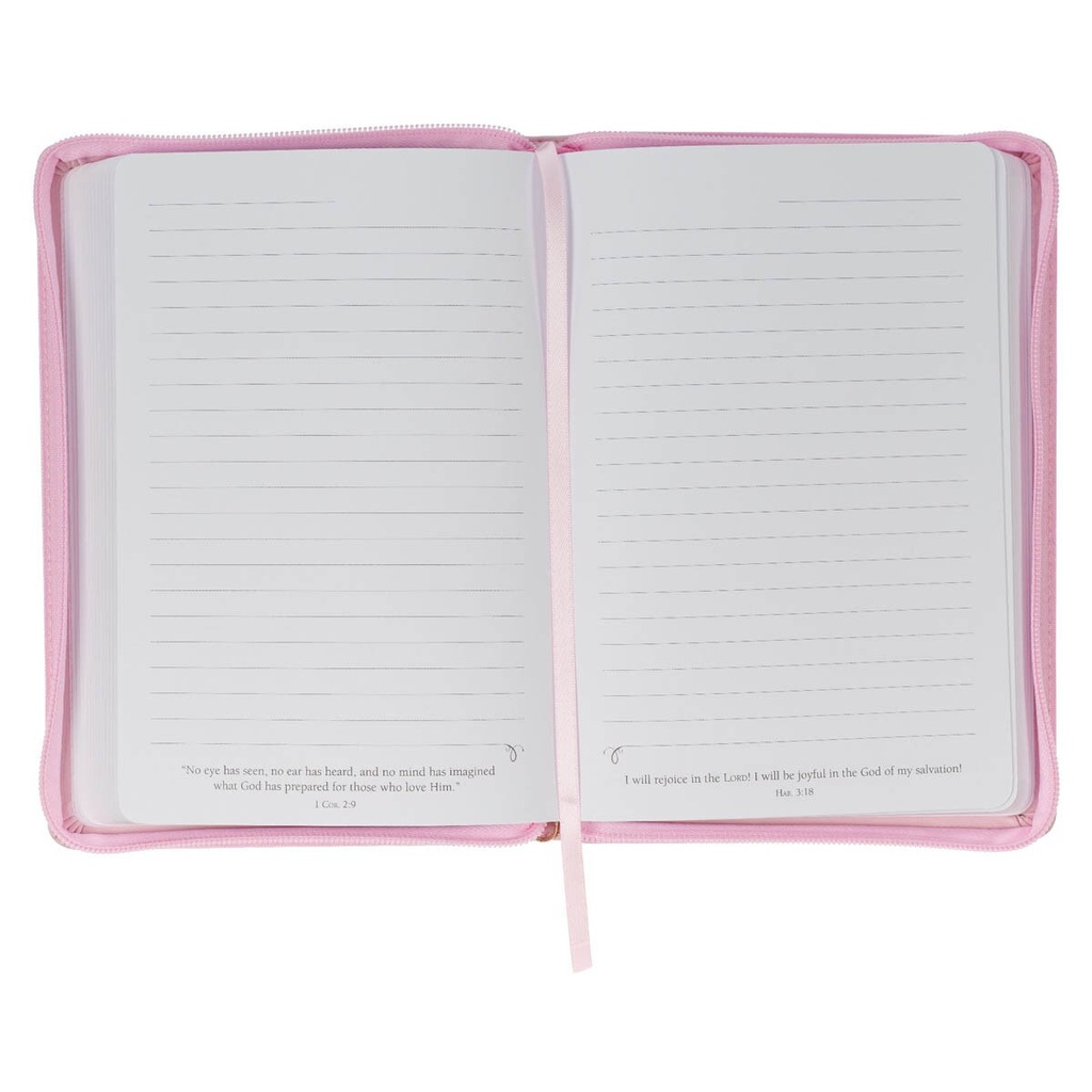Journal Strength & Dignity Pink Faux Leather Classic 