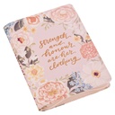 Journal Strength & Honour Pink Floral Zip (01/25)
