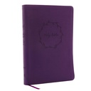 NKJV Value Thinline Bible Large Print Purple Imitation Leath