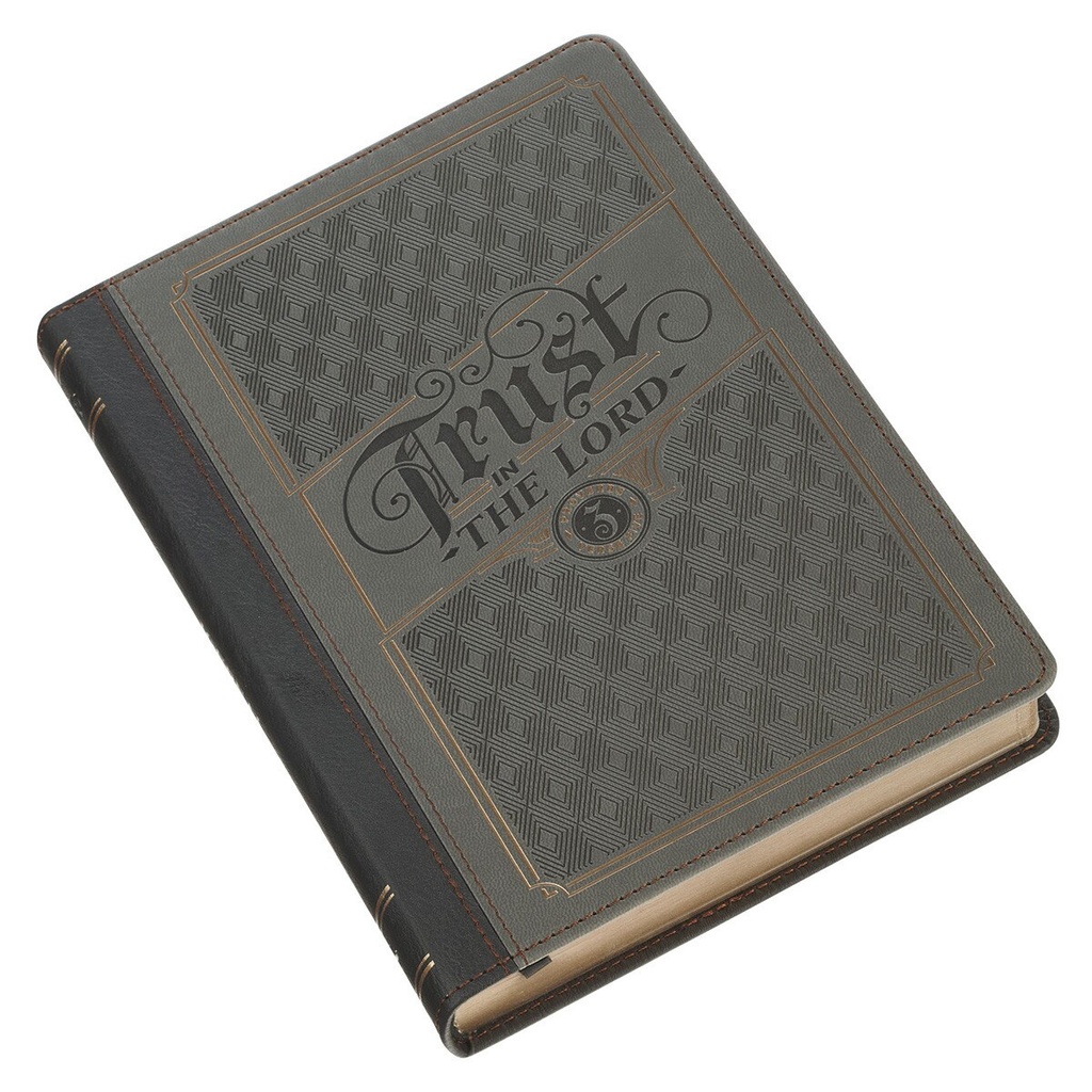 Journal Trust In The Lord Charcoal Classic