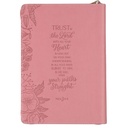 Journal Trust In The Lord Pink Zip