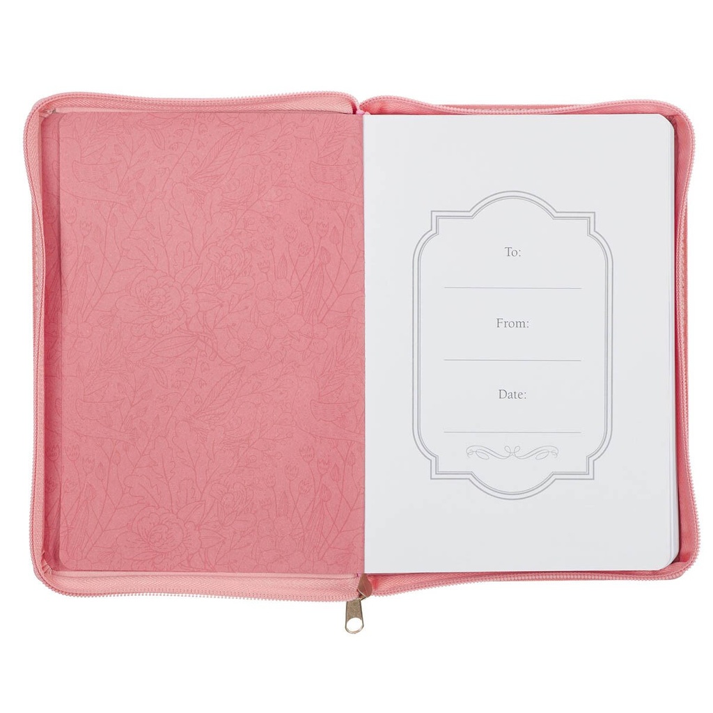 Journal Trust In The Lord Pink Zip