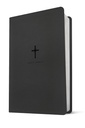 NLT Bible Large Print Premium Value Thinline Filament Blac