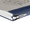 Journal Walk By Faith Navy/Grey Classic w/Pen Holder