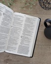 NLT Bible Large Print Premium Value Thinline Filament Blac