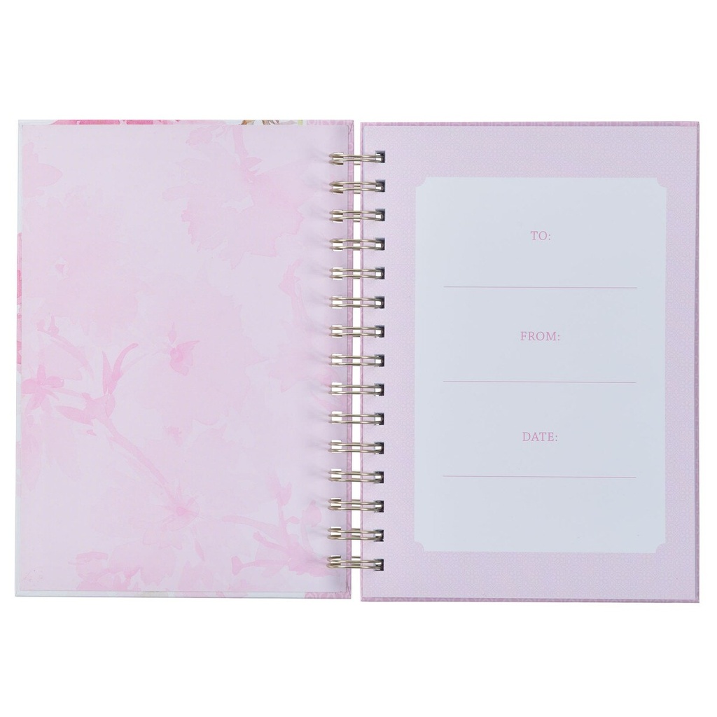 Journal Wirebound My Grace 2 Cor. 12:9 Pink