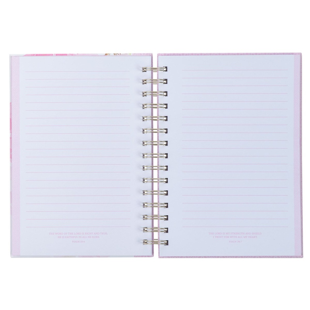 Journal Wirebound My Grace 2 Cor. 12:9 Pink