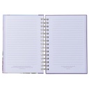 Journal Wirebound Strength and Dignity Purple