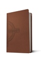 NLT Bible Large Print Premium Value Thinline Filament Brown