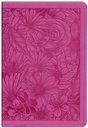 NLT Bible Large Print Premium Value Thinline Filament Pink