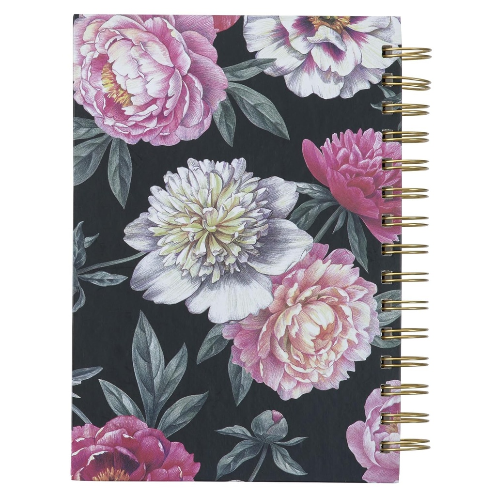 Journal With God All Things Are Possible Floral Large