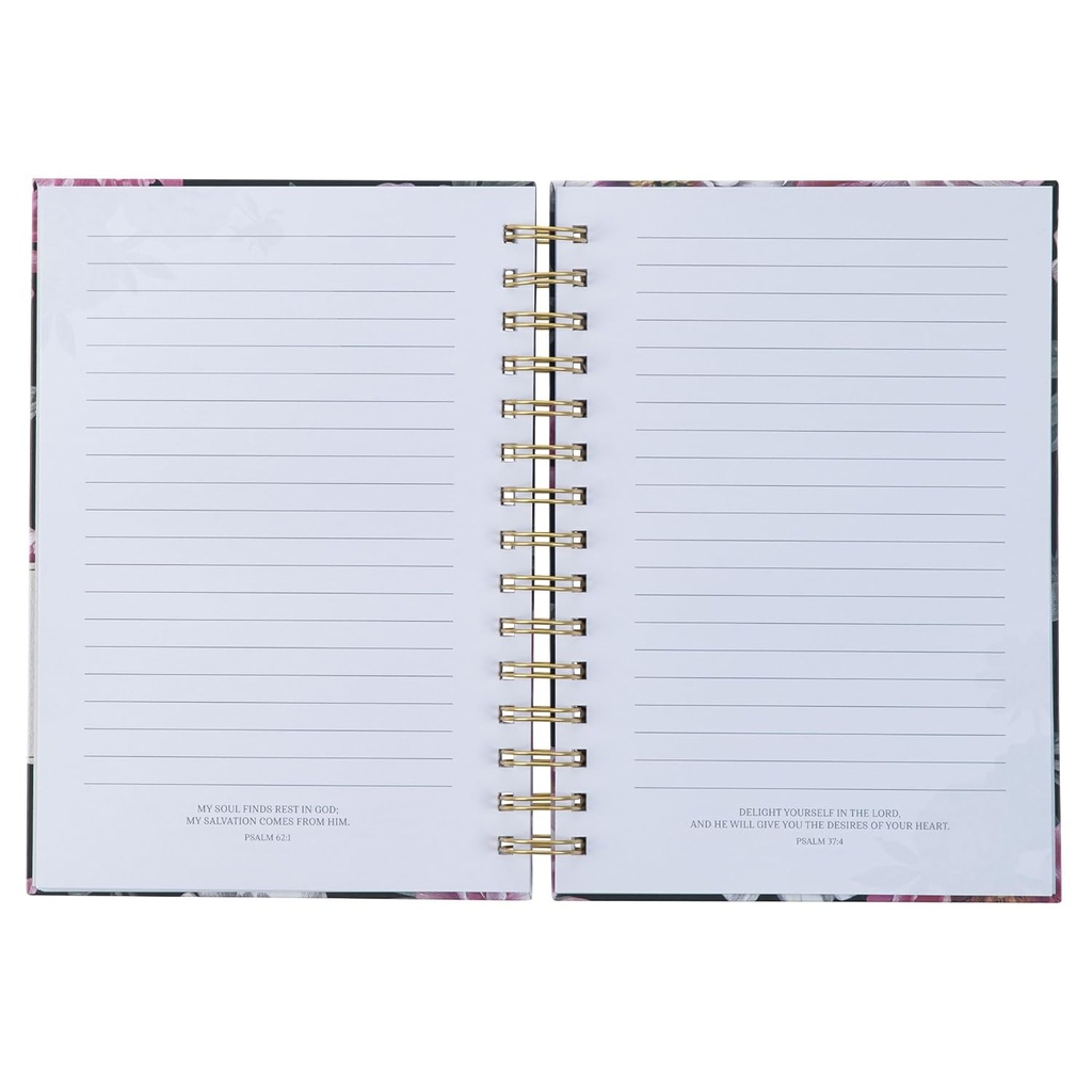 Journal With God All Things Are Possible Floral Large