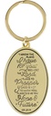 Keyring Hope & A Future Oval Metal