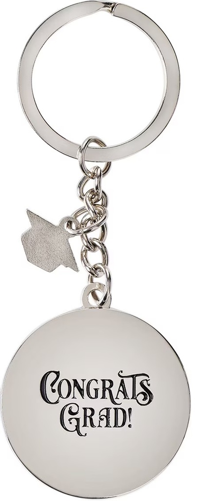 Keyring Hope And A Future Blue Metal