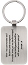 Keyring in Tin Be Strong & Courageous