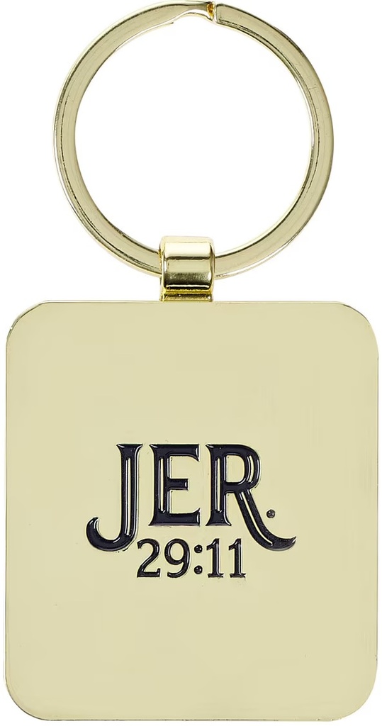 Keyring Plans To Give You Hope Blue Metal