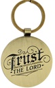 Keyring Trust In The Lord Prov 3:5 Metal Round