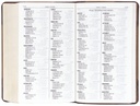 KJV Bible Giant Print Walnut & Tan LuxLeather