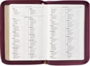 KJV Compact Bible Burgundy Debossed Zip